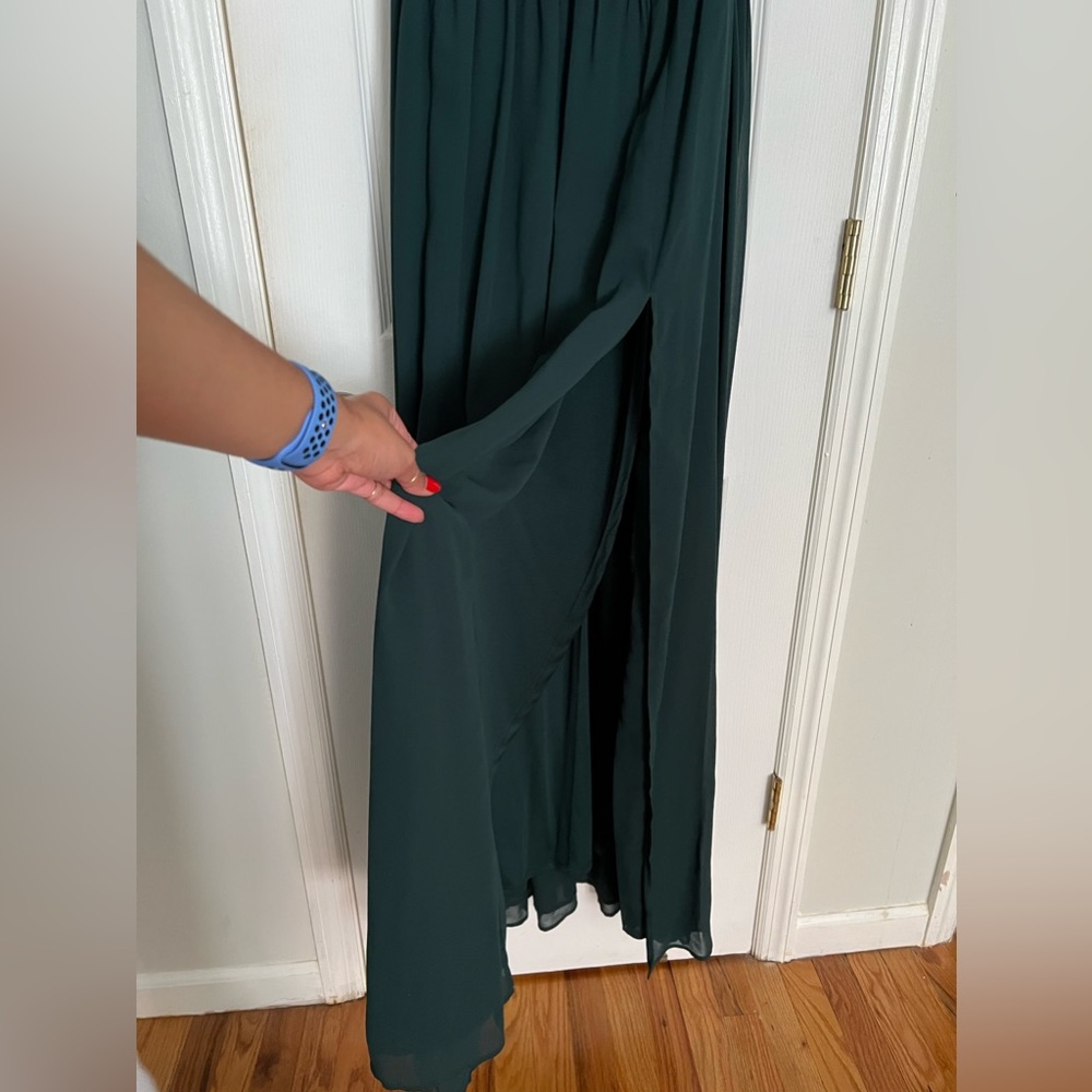 Lulu’s Heavenly Hues Forest Green Maxi Dress - Picture 2 of 6